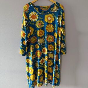 Gudrun Sjoden Sunflower Dress, XL, EUC